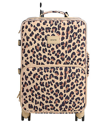 STATE Bags Leopard Logan Carry-On Suitcase