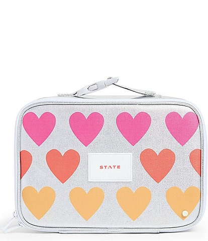 STATE Bags Rodgers Fuzzy Hearts Lunch Box