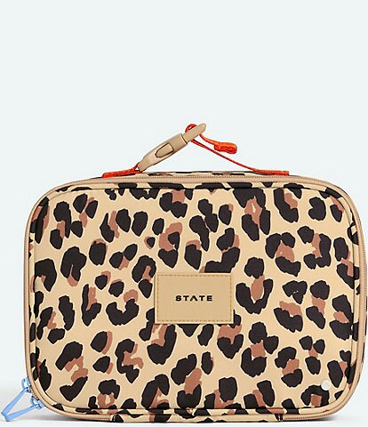 STATE Bags Rodgers Leopard-Print Lunch Box