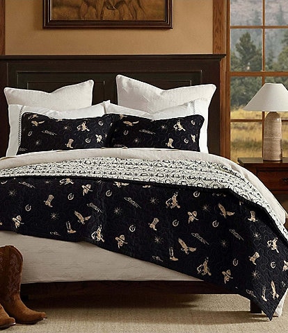 Stetson Conversation Western Print Reversible Quilt Mini Set