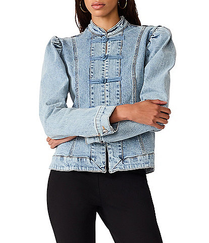 Steve Madden Aberdeen High Neck Long Sleeve Band Top