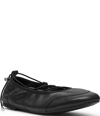 Steve Madden Alme Leather Ballet Sneakerinas