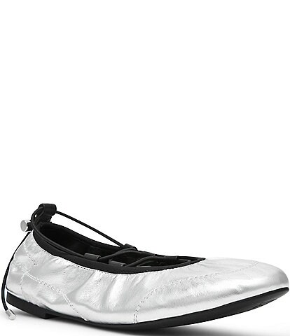 Steve Madden Alme Leather Ballet Sneakerinas