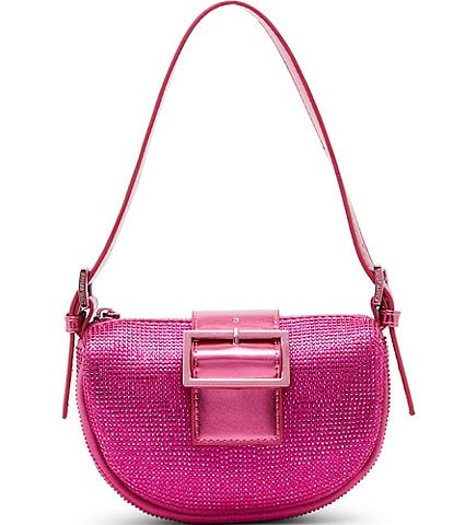 Steve Madden Balexis Pink Rhinestone Mini Shoulder Bag