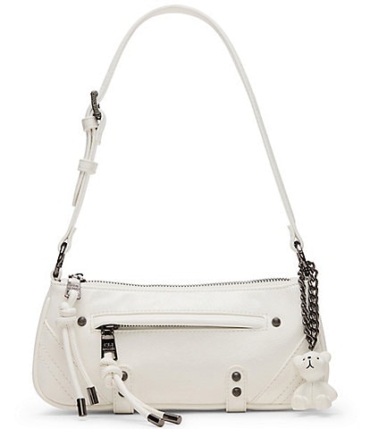Steve Madden Becka Tassle Bear Charm Shoulder Bag