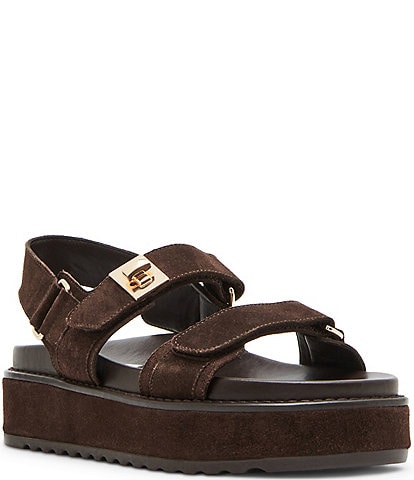 Steve Madden BigMona Suede Platform Sandals