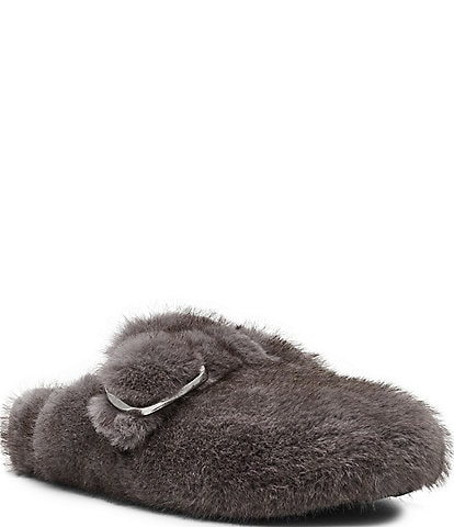 Steve Madden Bohan Faux Fur Slip-On Clogs