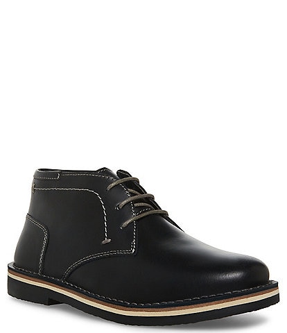 Steve Madden Boys' Harkeen Leather Lace-Up Boots (Youth)