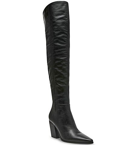 Steve Madden Bramble Leather Over-The-Knee Boots