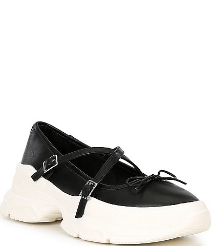 Steve Madden Broder Sporty Platform Double Strap Mary Janes