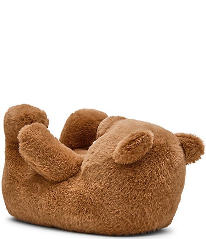 Steve Madden Buddies Faux Fur Bear Slippers