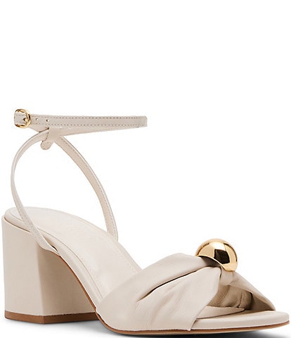 Steve Madden Caden Leather Block Heel Dress Sandals