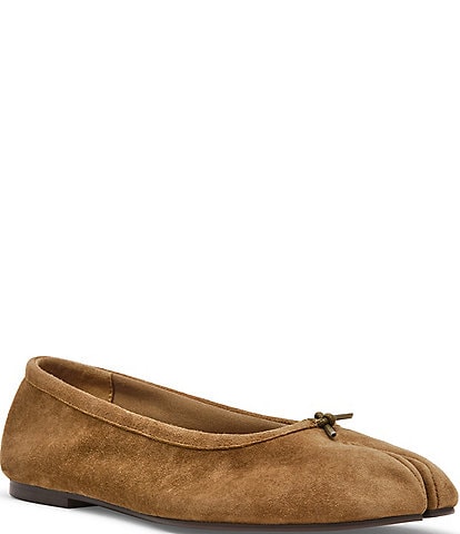 Steve Madden Calico Suede Split Toe Ballet Flats
