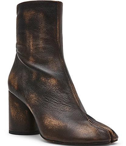 Steve Madden Caro Distressed Split Toe Booties