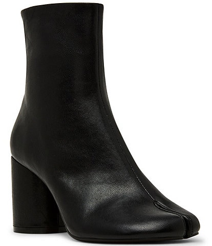 Steve Madden Caro Leather Split Toe Booties