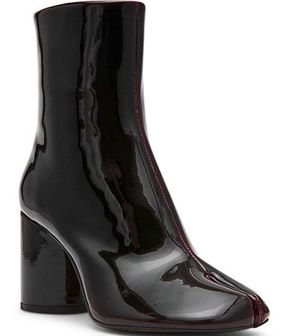 Steve Madden Caro Patent Split Toe Booties