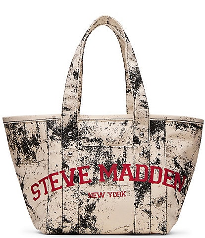 Steve Madden Devyn Canvas Logo Tote Bag
