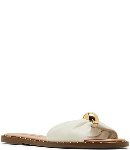 Steve Madden Dipsy Leather Slide Sandals