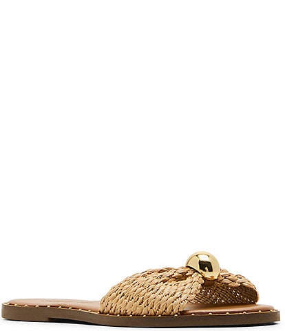 Steve Madden Dipsy Raffia Slide Sandals