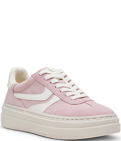 Steve Madden Dodge Suede Low-Top Platform Sneakers