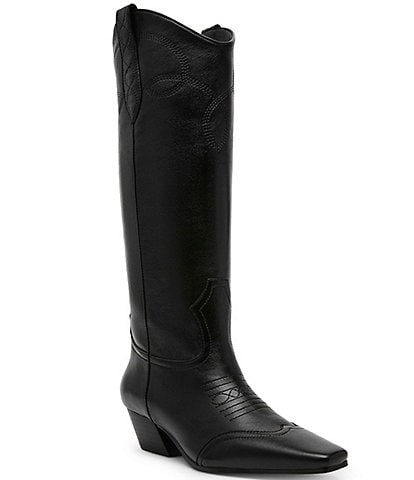 Steve Madden Dollie Leather Western Boots