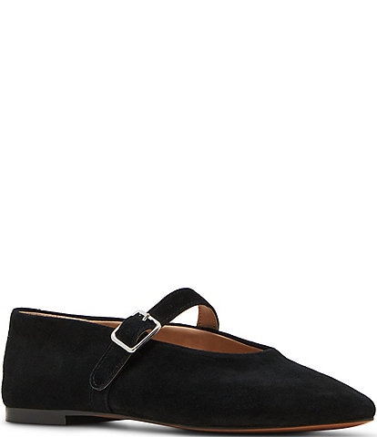 Steve Madden Dreaming-S Suede Mary Jane Ballet Flats