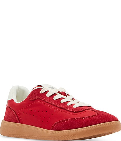 Steve Madden Duo Leather Suede Gum Sole Retro Sneakers