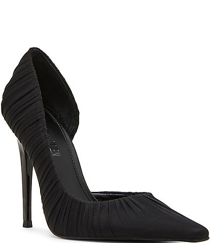 Steve Madden Elegant Mesh Pointed Toe Stiletto Pumps