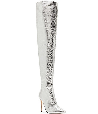 Dillards hot sale silver boots