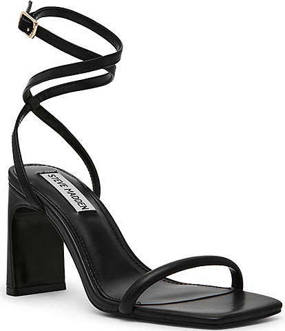 Steve Madden Eryka Nappa Leather Ankle Strap Dress Sandals