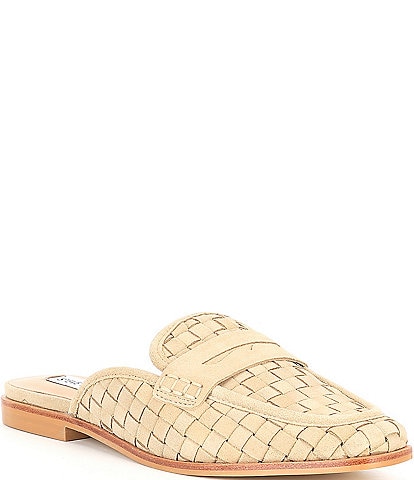 Steve Madden Faze Woven Suede Mules