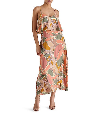 Steve Madden Floral Print Sakura Midi Dress