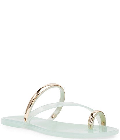 Steve Madden Fuze Jelly Toe Loop Flat Sandals