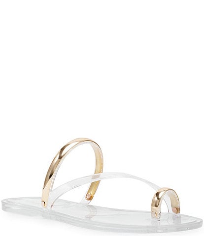 Steve Madden Fuze Jelly Toe Loop Flat Sandals