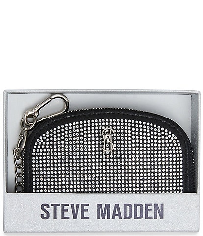 Steve Madden Gems Boxed Bling Zip around Pouch