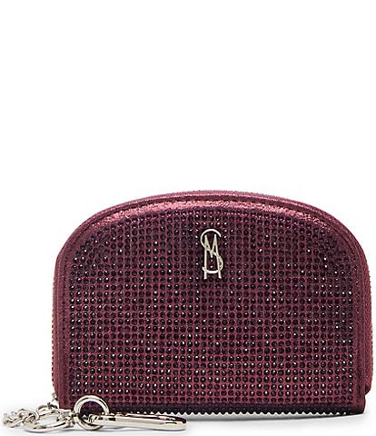 Steve Madden Gems Boxed Bling Zip around Pouch