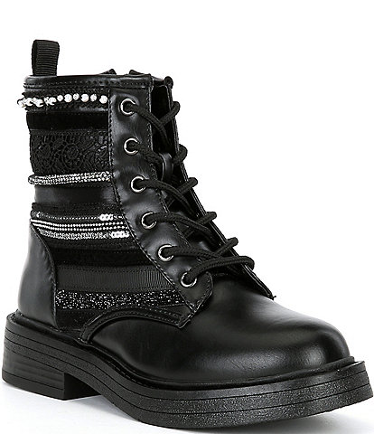 Steve Madden Girls' J-Babbie Moto Boots (Youth)