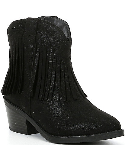 Steve Madden Girls' J-Brixby Sparkle Fringe Boots (Youth)