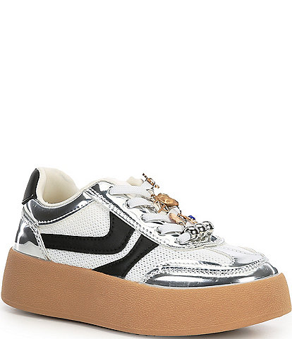 Steve Madden Girls' T-Jersey Charm Platform Sneakers (Toddler)