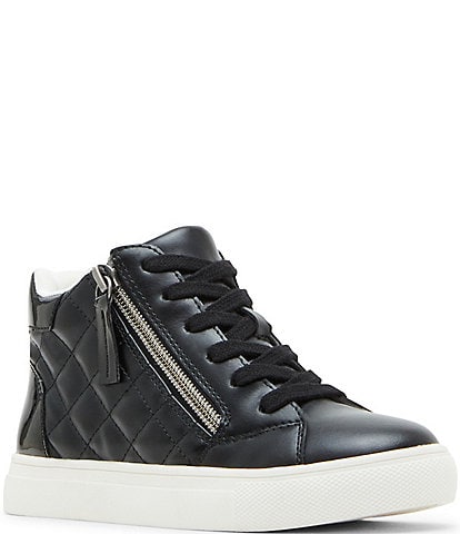 Steve Madden Girls' Riff Zip Quilted Sneakers (Youth)