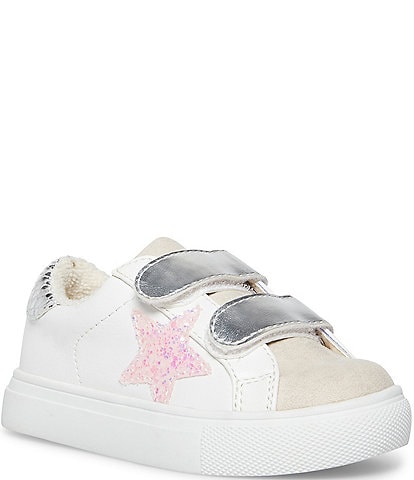 Steve Madden Girls' T-Rezume Glitter Star Detail Sneakers (Infant)