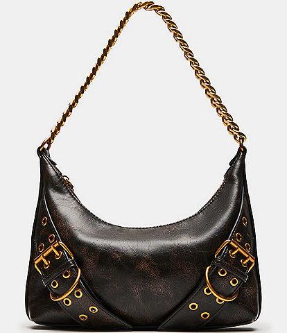 Steve Madden Graya Roller Bronze Buckle Shoulder Bag