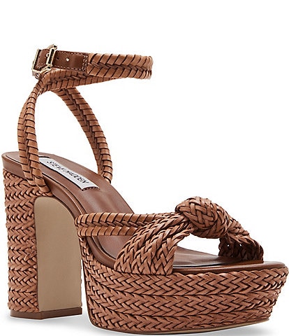 Steve Madden Ibiza Leather Platform Dress Sandals