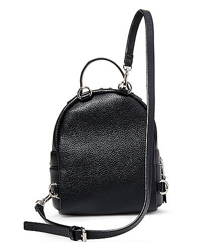 aliexpress leather backpack Retro Full Grain Leather Backpack Mens Leather Travel Backpack Genuine Leather Large Capacity Handle Bag Unisex Laptop Bag Black / No