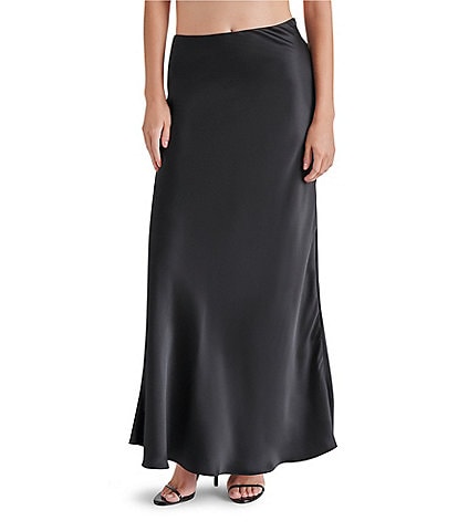 Steve Madden Jeannie Satin Maxi Skirt