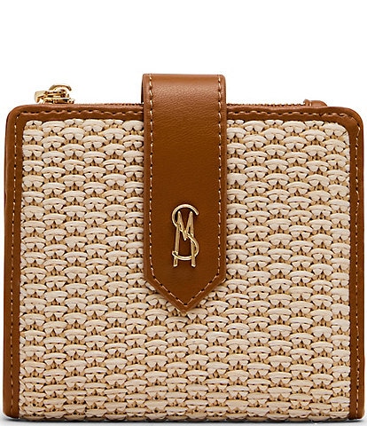 Steve Madden Jems Raffia Bifold Wallet