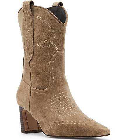 Steve Madden Josefine Suede Western Booties