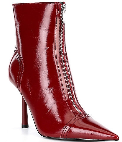 Steve Madden Kyndra Leather Point Toe Stiletto Dress Booties