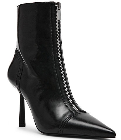 Steve Madden Kyndra Leather Point Toe Stiletto Dress Booties