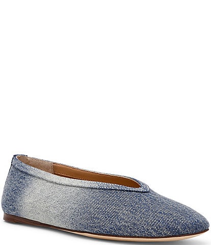 Steve Madden Leni Denim Ballet Flats